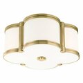 Hudson Valley Chandler 2 Light Flush Mount 1212-AGB